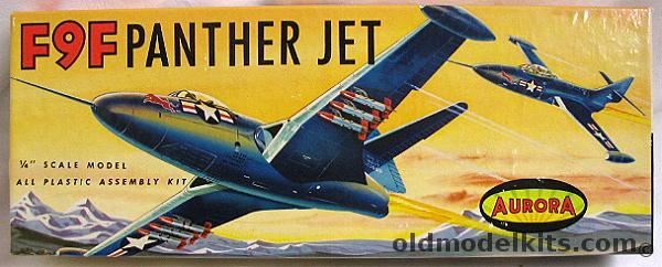 Aurora 1/49 F9F Panther Jet, 22-100 plastic model kit